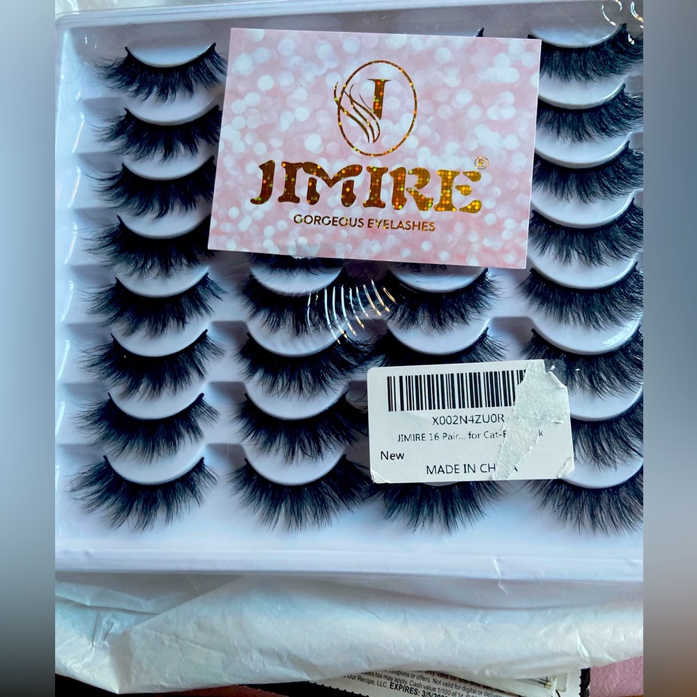 Jimire black eyelashes new in box